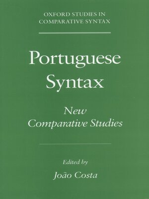 cover image of Portuguese Syntax